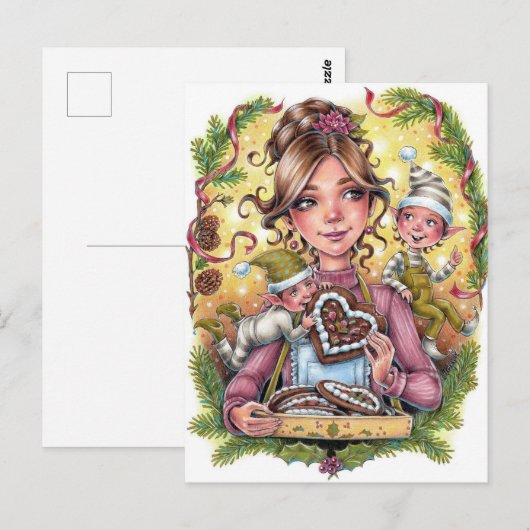 Cookie小人はがき ポストカード (正面/裏面)