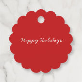 COOKIE焼いた with love Holidayベーカーズメッセージカード フェイバータグ (裏面)