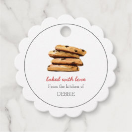 COOKIE焼いた with love Holidayベーカーズメッセージカード フェイバータグ