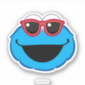 Cookie笑顔顔とサングラス シール (正面)