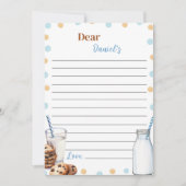 Cookie誕生日タイムカプセルノートメッセージカード サンキューカード (正面)