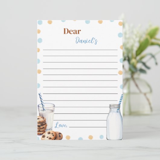 Cookie誕生日タイムカプセルノートメッセージカード サンキューカード (スタンド正面)