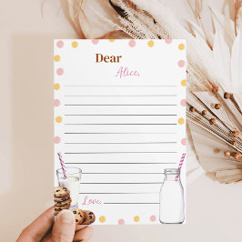 Cookie誕生日タイムカプセルノートメッセージカード サンキューカード