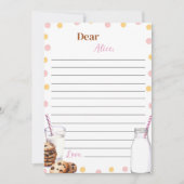 Cookie誕生日タイムカプセルノートメッセージカード サンキューカード (正面)