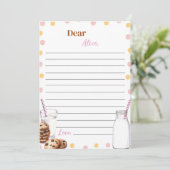 Cookie誕生日タイムカプセルノートメッセージカード サンキューカード (スタンド正面)