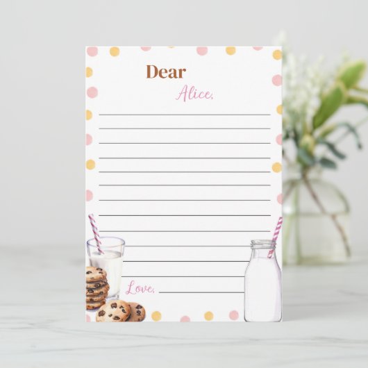 Cookie誕生日タイムカプセルノートメッセージカード サンキューカード (スタンド正面)