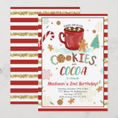 Cookie誕生日招待状 招待状 (正面/裏面)