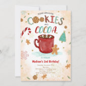 Cookie誕生日招待状 招待状 (正面)