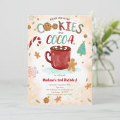 Cookie誕生日招待状 招待状 (スタンド正面)