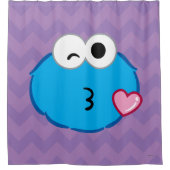 Cookie顔スローキス シャワーカーテン (正面)