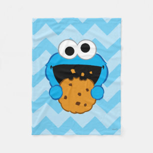 Cookie顔 フリースブランケット