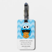 Cookie顔 ラゲッジタグ (裏面縦)