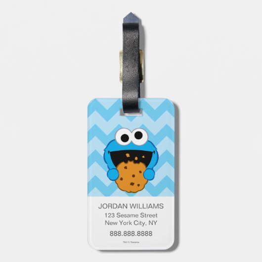 Cookie顔 ラゲッジタグ (裏面縦)