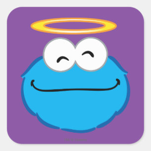 Cookie ハロー付きスマイルフェイス スクエアシール