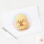 Cookie Alma Cute Chick Sticker ラウンドシール (封筒)