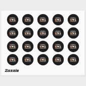 Cookie &;通信おかしなハロウィーンデザイン ラウンドシール (シート)
