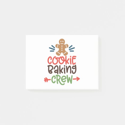 Cookie baking crew christmas  ポストイット (正面)