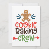 Cookie baking crew christmas  招待状 (裏面)