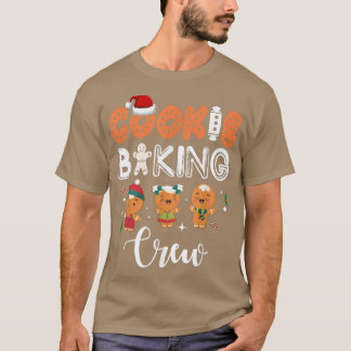 Cookie Baking Crew Christmas Family Gingerbread Tシャツ