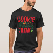Cookie Baking Crew Christmas  Gingerbread Tシャツ (正面)