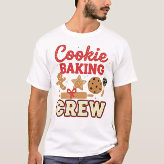 Cookie Baking Crew Christmas T-Shirt – Funny Holid Tシャツ