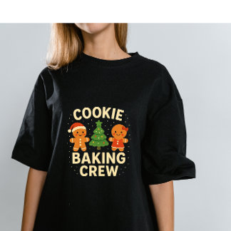 Cookie Baking Crew – Cute Gingerbread Christmas De Tシャツ