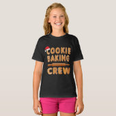Cookie Baking Crew Family Christmas Gingerbread  Tシャツ (正面フル)