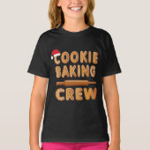 Cookie Baking Crew Family Christmas Gingerbread  Tシャツ (正面)