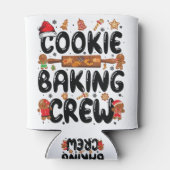 Cookie Baking Crew Family Christmas Gingerbread Te 缶クーラー (裏面)