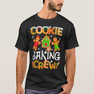 Cookie Baking Crew Family Christmas Gingerbread Te Tシャツ