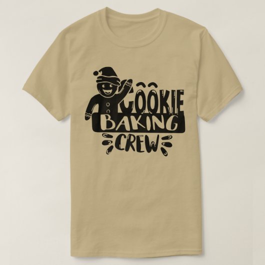 Cookie Baking Crew Funny Family  Tシャツ (デザイン正面)
