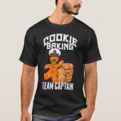 Cookie Baking Crew   Gingerbread Baking Team Capta Tシャツ (正面)