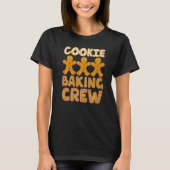 Cookie Baking Crew Gingerbread Men - Cute Family B Tシャツ (正面)
