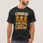 Cookie Baking Crew Gingerbread Men - Cute Family B Tシャツ (正面)