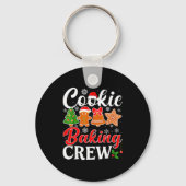 Cookie Baking Crew Gingerbread Xmas Holiday Cookie キーホルダー (正面)