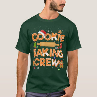 Cookie Baking Crew Matching Family Christmas Pajam Tシャツ