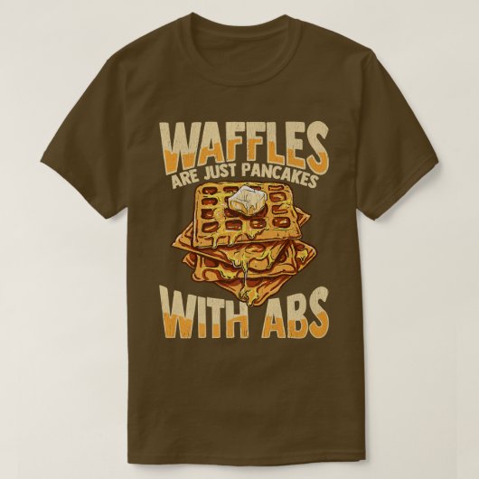 Cookie Baking Lover Design For Pastry Chef Waffle Tシャツ (デザイン正面)