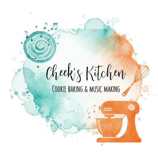 Cookie Baking Music Making Personalized Apron スタンダードエプロン