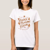 Cookie Baking Queen Holiday Design Tシャツ (正面)