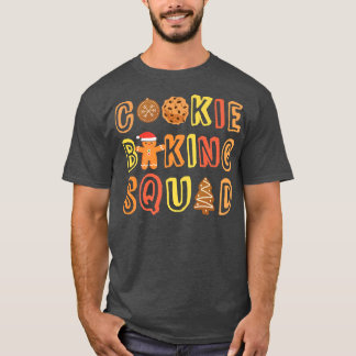 Cookie Baking Squad Gingerbread Man Cafeteria Bake Tシャツ