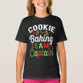  Cookie Baking Team Captain Christmas Gingerbread  Tシャツ (正面)