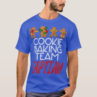 Cookie Baking Team Captain Humorous Christmas Merc Tシャツ