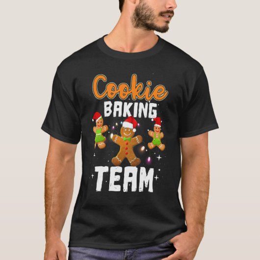 Cookie Baking Team Christmas Baking Team Tシャツ (正面)
