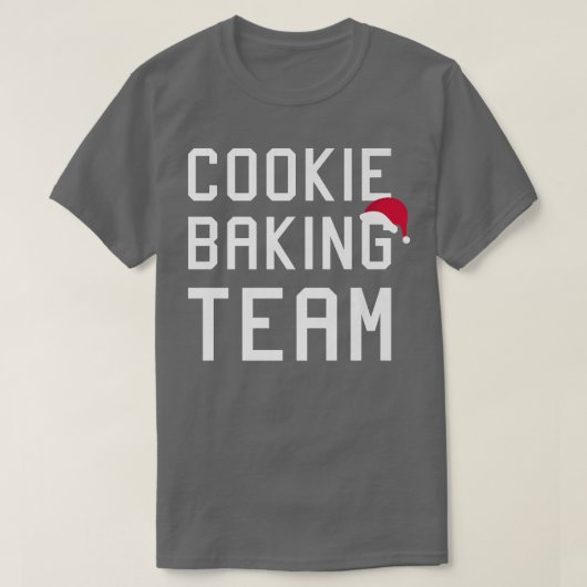 Cookie Baking Team Christmas merch Tシャツ (デザイン正面)