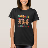 Cookie Baking Team Gingerbread Men With Xmas Hats  Tシャツ (正面)