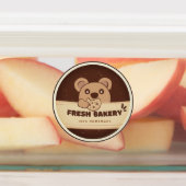 Cookie Bear手作り食品ラベルロゴ ラベル (貼付)