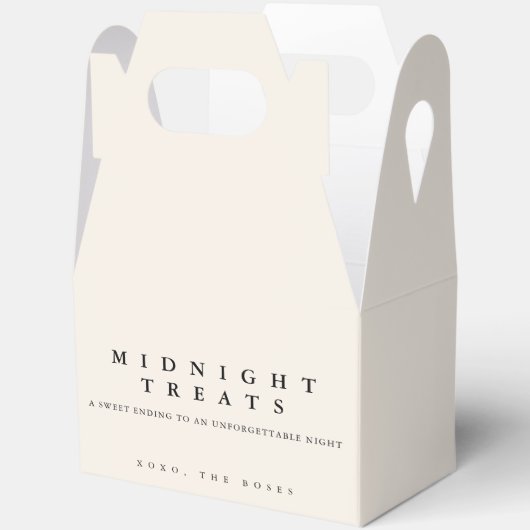 Cookie Box - Midnight Treats フェイバーボックス (見開き)