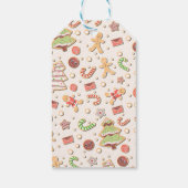 Cookie Christmas Pattern - Sweet and Festive ギフトタグ (裏面)