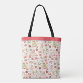 Cookie Christmas Pattern - Sweet and Festive トートバッグ (裏面)