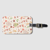 Cookie Christmas Pattern - Sweet and Festive ラゲッジタグ (正面横)